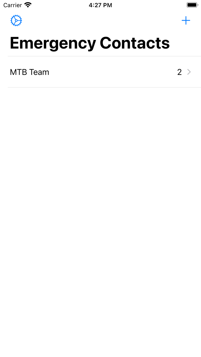 Emergency Contact List