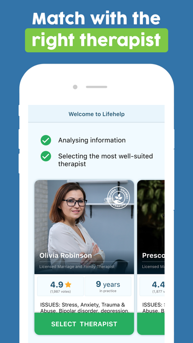 Lifehelp - Online Therapy screenshot 2