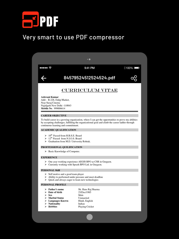 PDF Compressor : Shrink PDF screenshot 4
