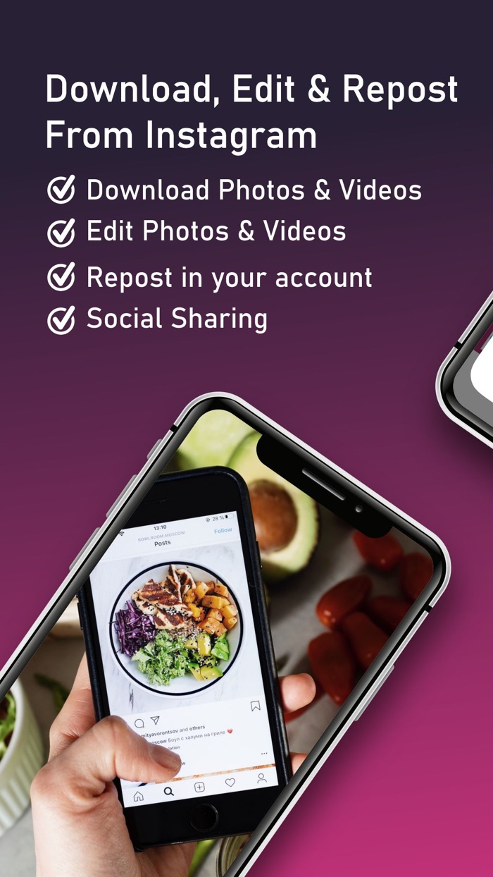 IG Downloader - Edit  Repost