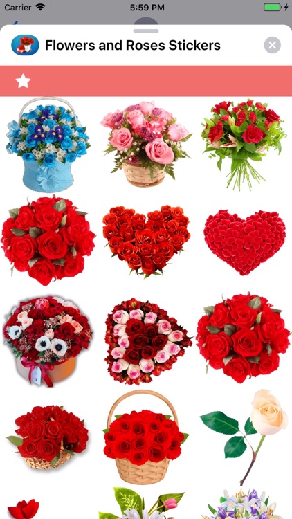 Flowers and Roses Stickers screenshot-9