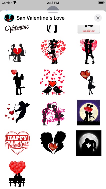 San Valentine's Love Stickers screenshot-4