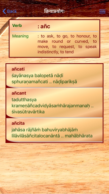 Sanskrit Dhatu 360° screenshot-9