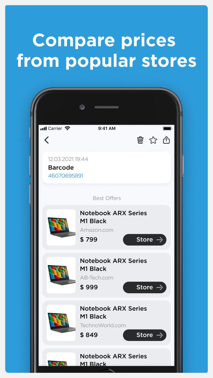 Priscan price check  QR scan