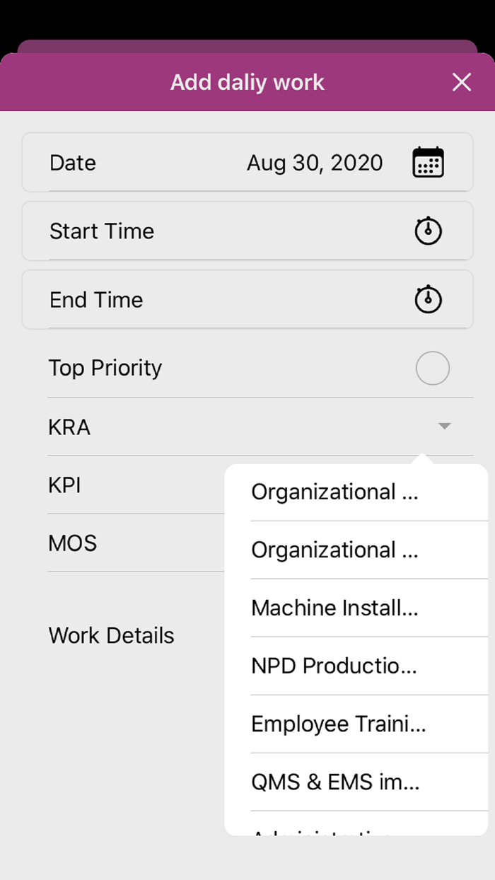 Business Plan Tracker