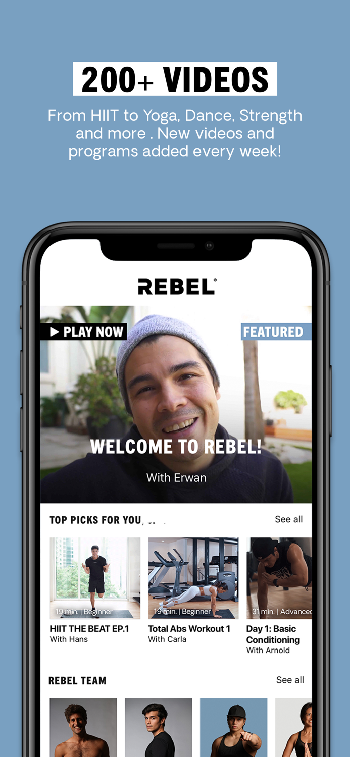 REBEL fitness, food, wellness