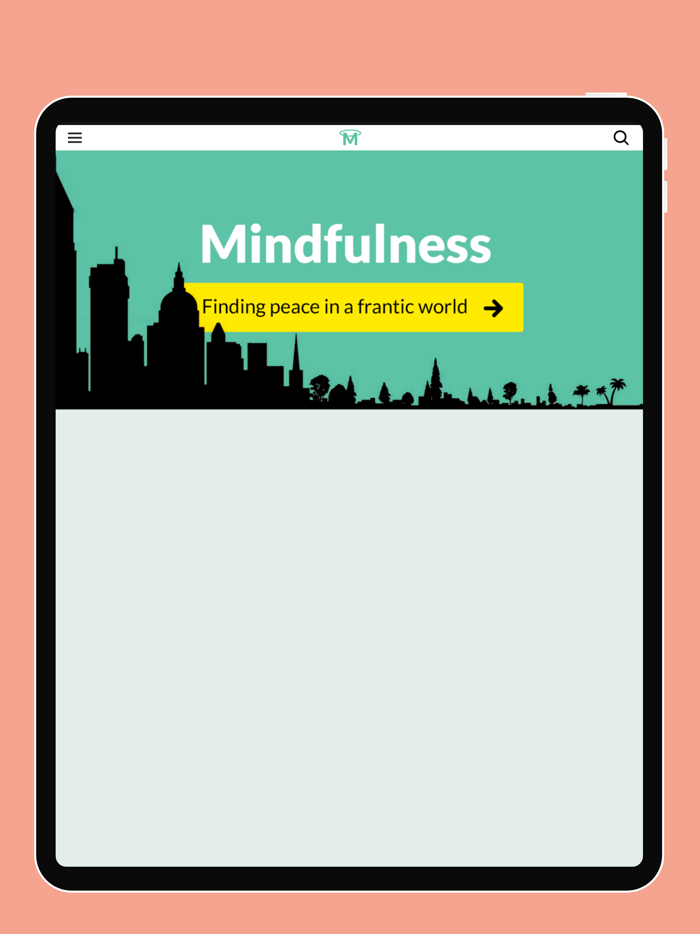 Mindfulness  Finding peace