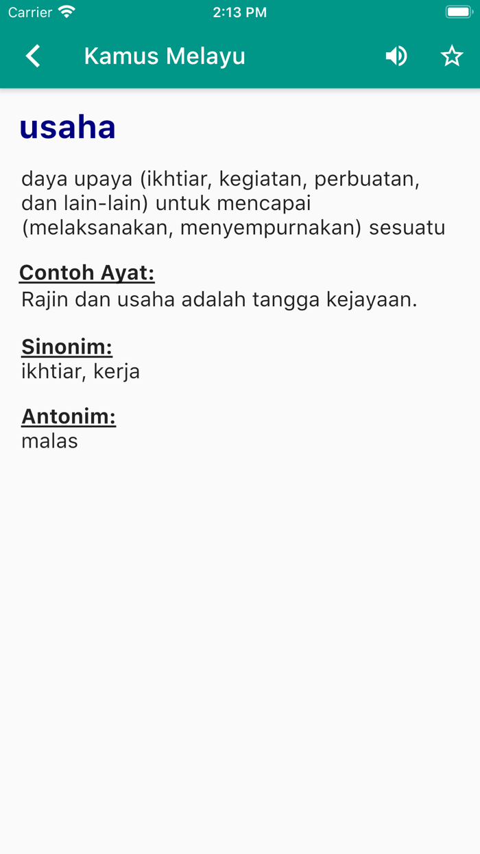 Kamus Melayu Offline