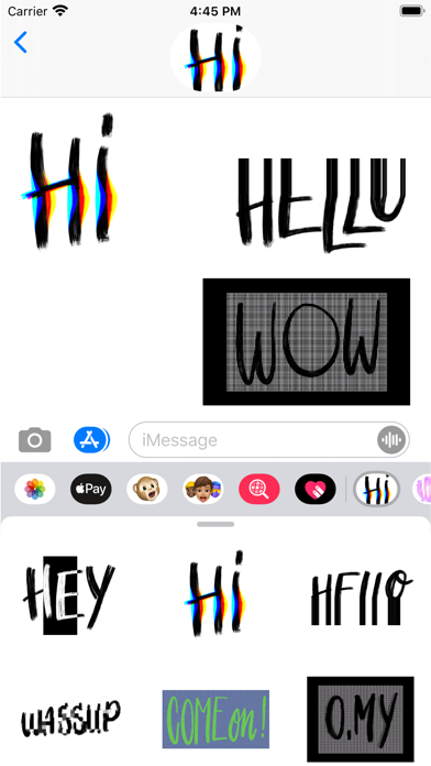 How to cancel & delete Glitch it! stickers for iMessage from iphone & ipad 1