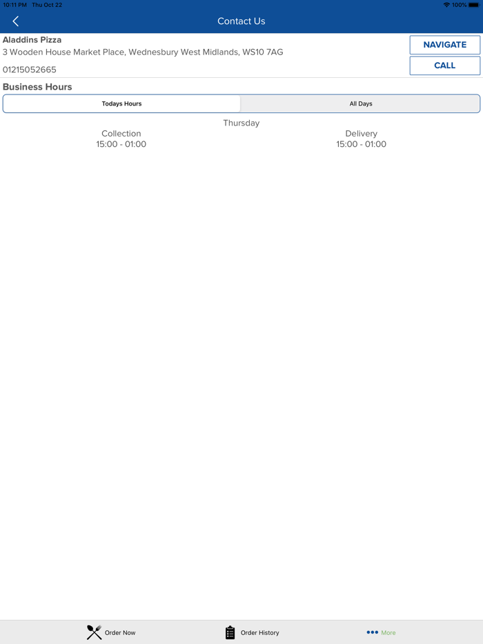 Aladdins Pizza Wednesbury