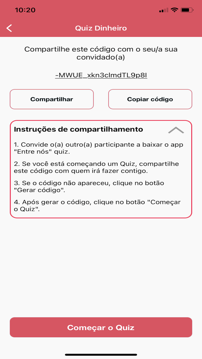 Entre Nós - Quiz para casais