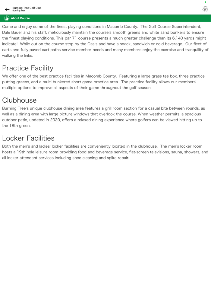 Burning Tree Golf Club