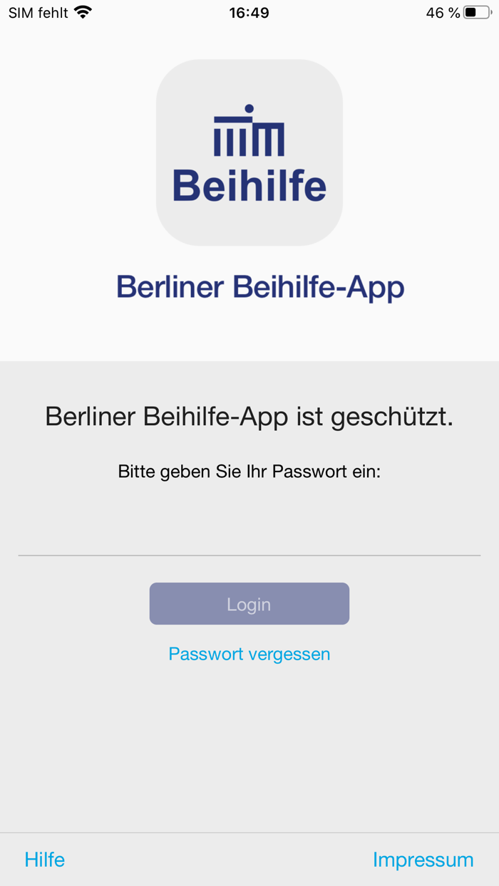 Berliner Beihilfe-App