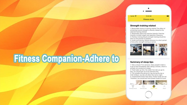 Fitness Companion-Adhere to