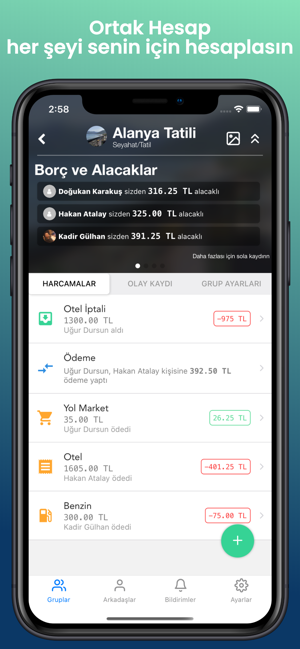 Ortak Hesap - Grup Harcamaları(圖4)-速報App