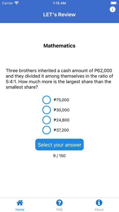 LETs Review Math screenshot 2