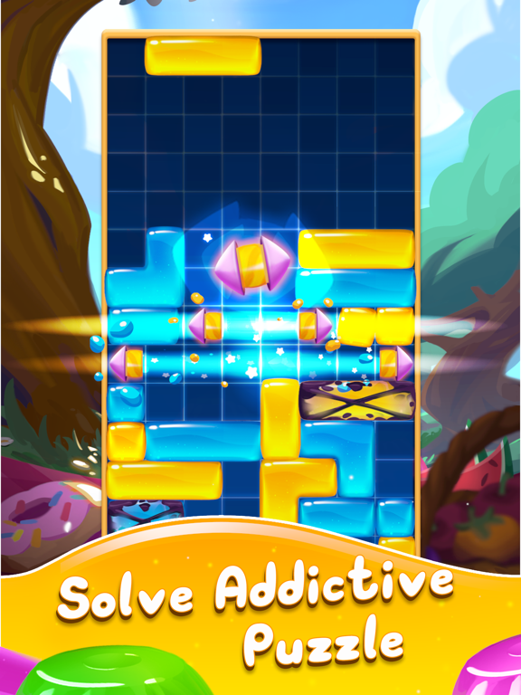 Jelly Slide Sweet Drop Puzzle screenshot 3