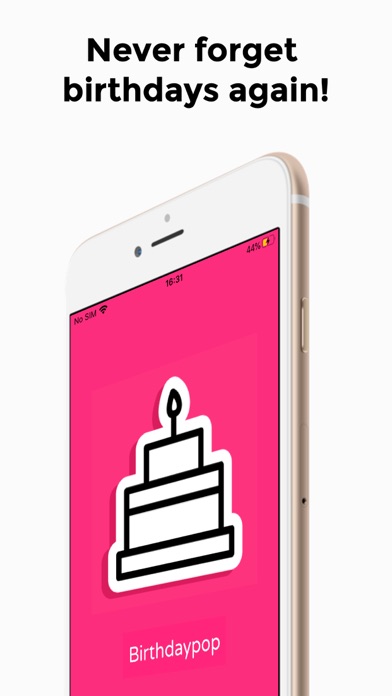 Screenshot #1 pour Birthdaypop
