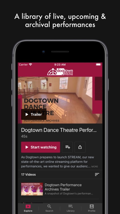 Dogtown Dance Theatre STREAM