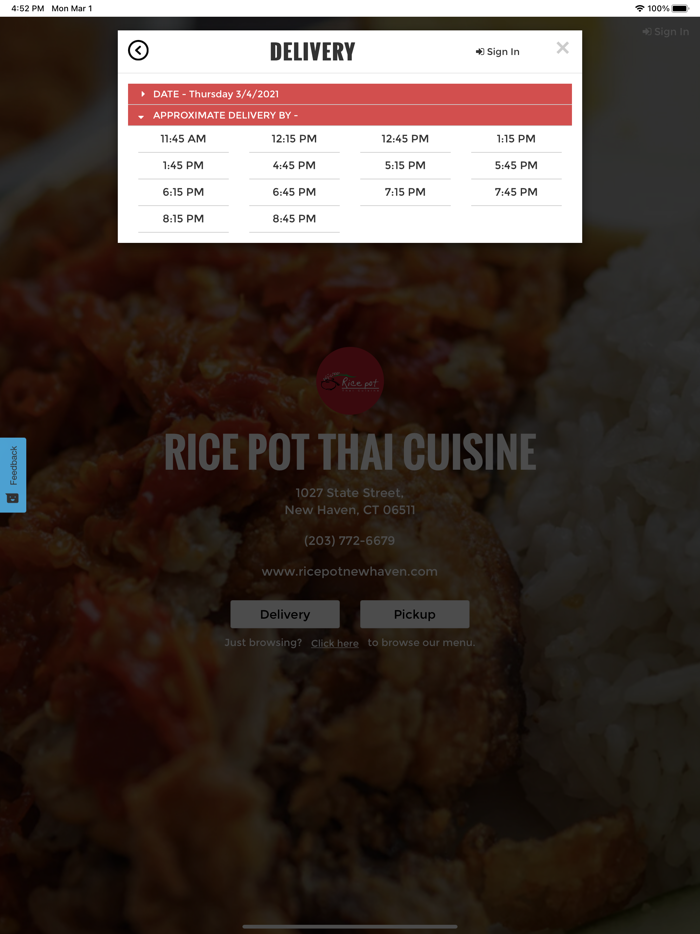 Rice Pot Thai Cuisine