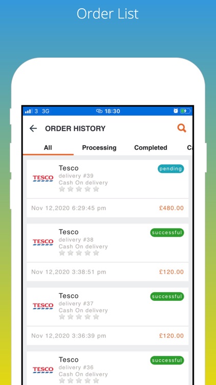 PlaceOrder.Delivery screenshot-4