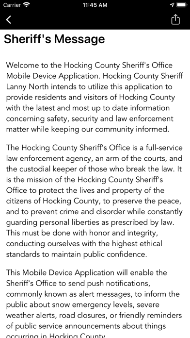 Hocking County Sheriff screenshot 3