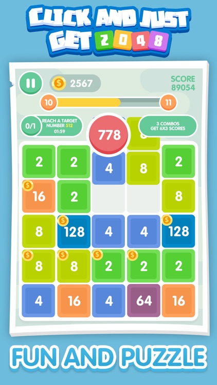 Click And Just Get 2048