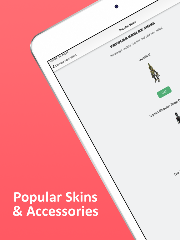 Skins Codes For Roblox By Deniz Gueney Ios United Kingdom Searchman App Data Information - free roblox add ons accessories more with promo codes