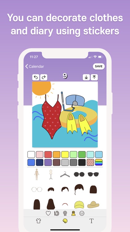 My Fashion Diary(stickers) screenshot-3