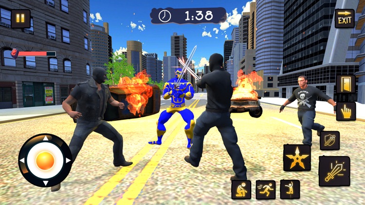 Ninja Spider Boy Crime City 2 screenshot-3