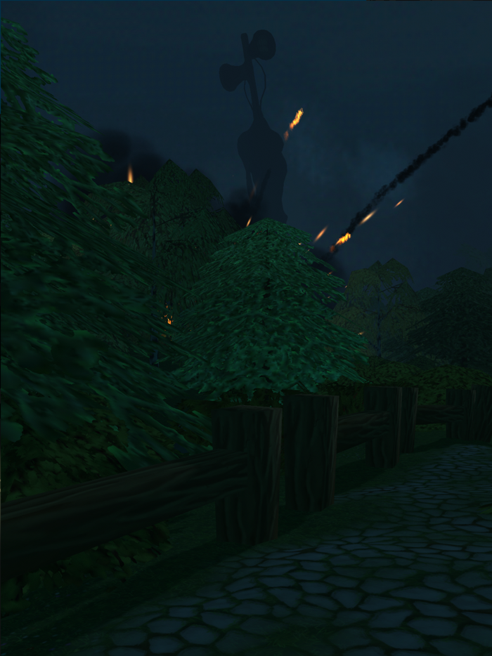 Siren Head 3D jumpscare