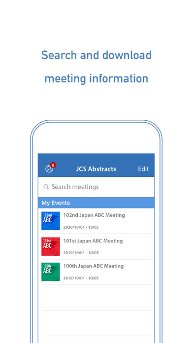 How to cancel & delete JCS Abstracts from iphone & ipad 3