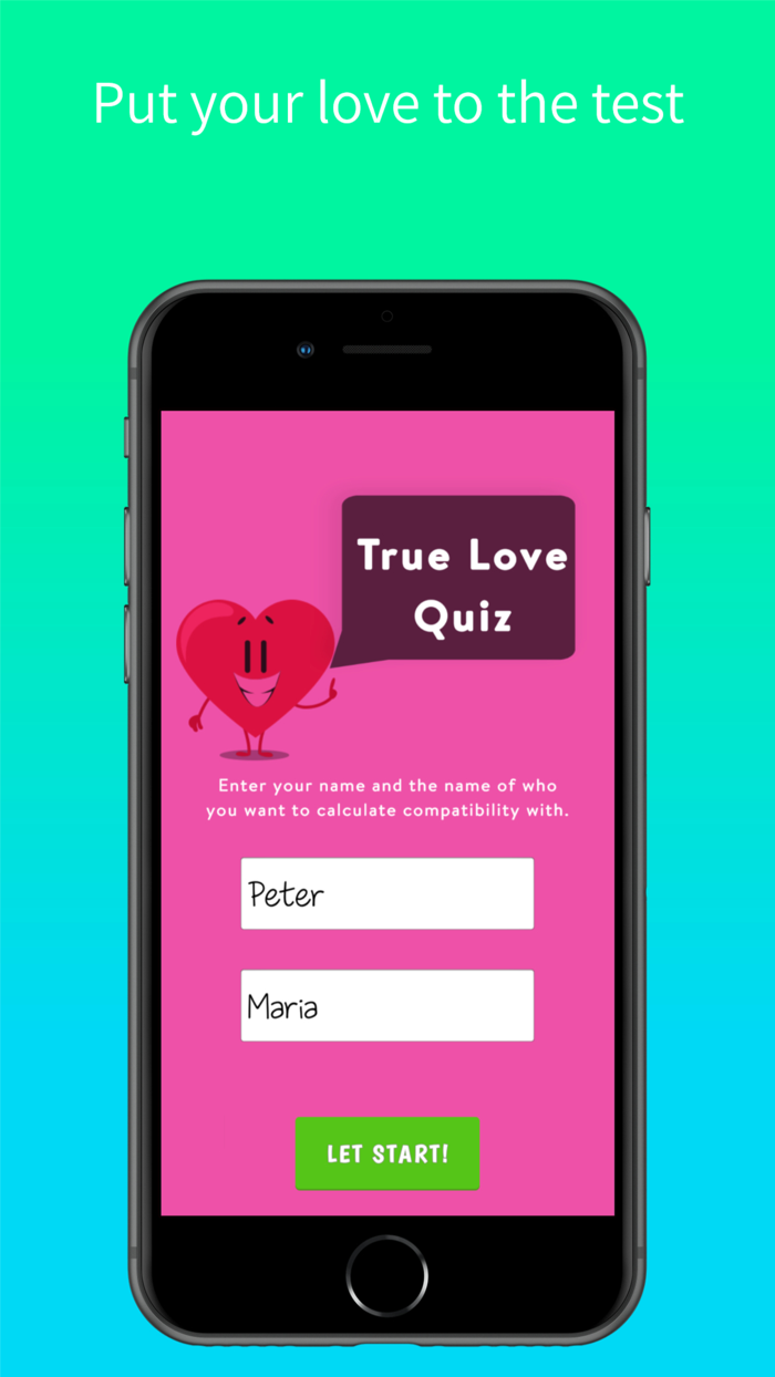 Love tester-True Love Quiz