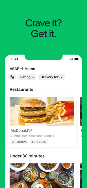 Uber Eats Food Delivery On The App Store