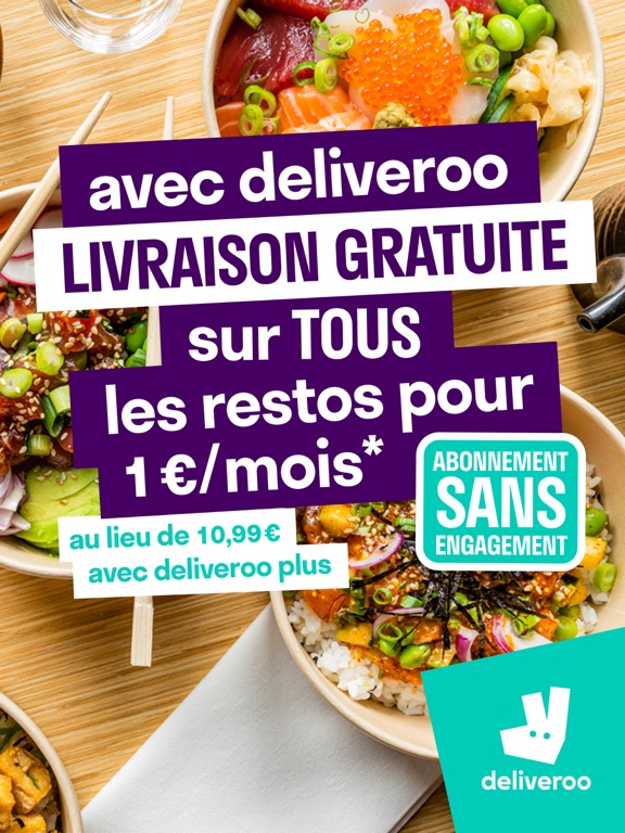 Deliveroo: livraison de plats Deliveroo: livraison de plats