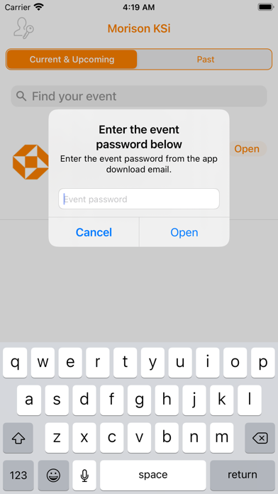 Morison Global's event app screenshot 2
