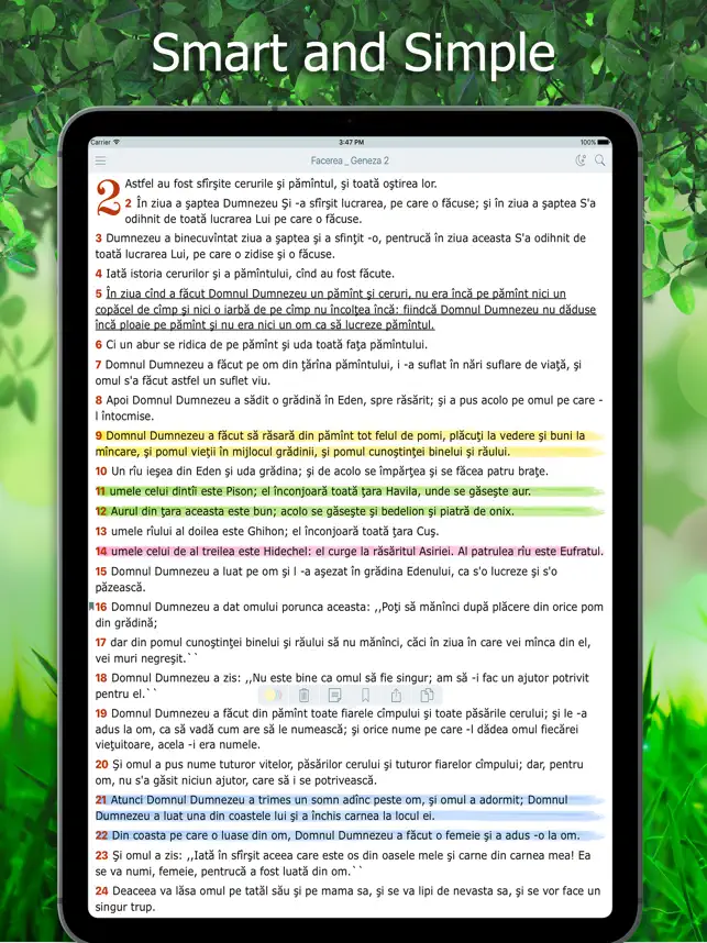 Screenshot 1 Biblia Cornilescu (Română) iphone
