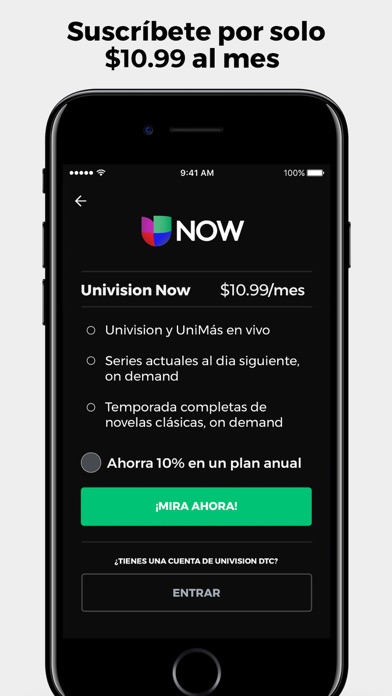 Univision Now Screenshot