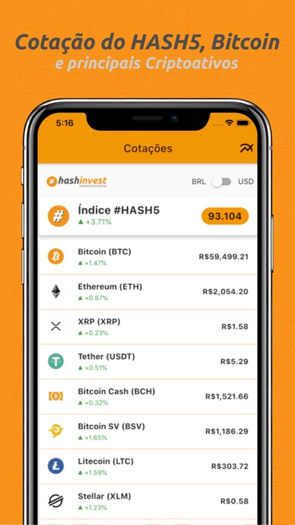 HashInvest App