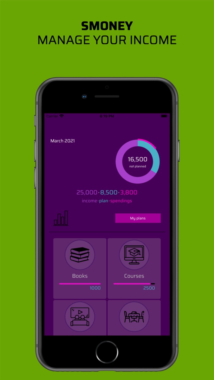 SMONEY - manage your income
