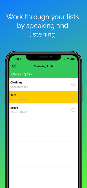 Speaking Lists - Speech input(圖4)-速報App