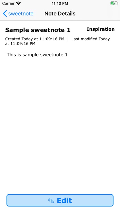 sweetnote