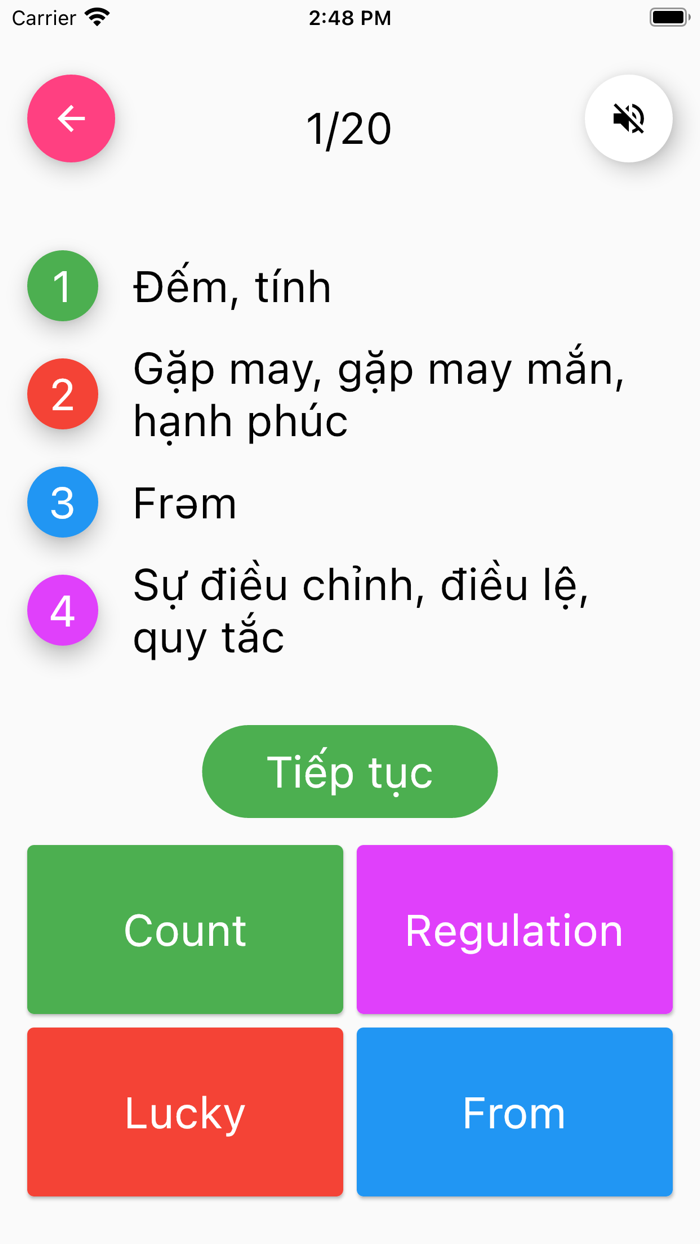 Voca3000 - Học từ vựng