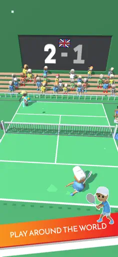 J.J's Tennis Tour - Screenshot 1