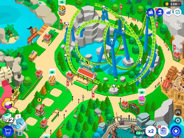 Idle Theme Park Tycoon Game On The App Store - vip cash x2 roblox