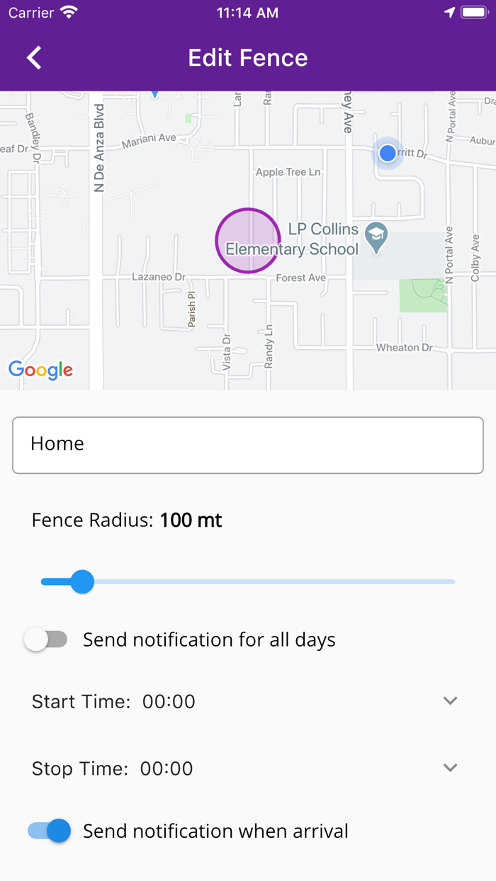 GeoCircle Track Family Friends