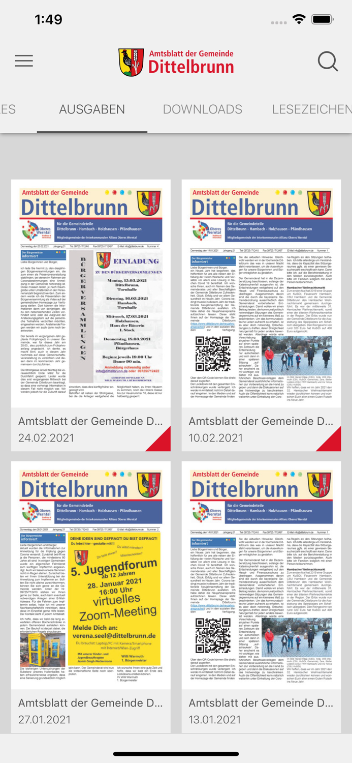 Amtsblatt Gemeinde Dittelbrunn