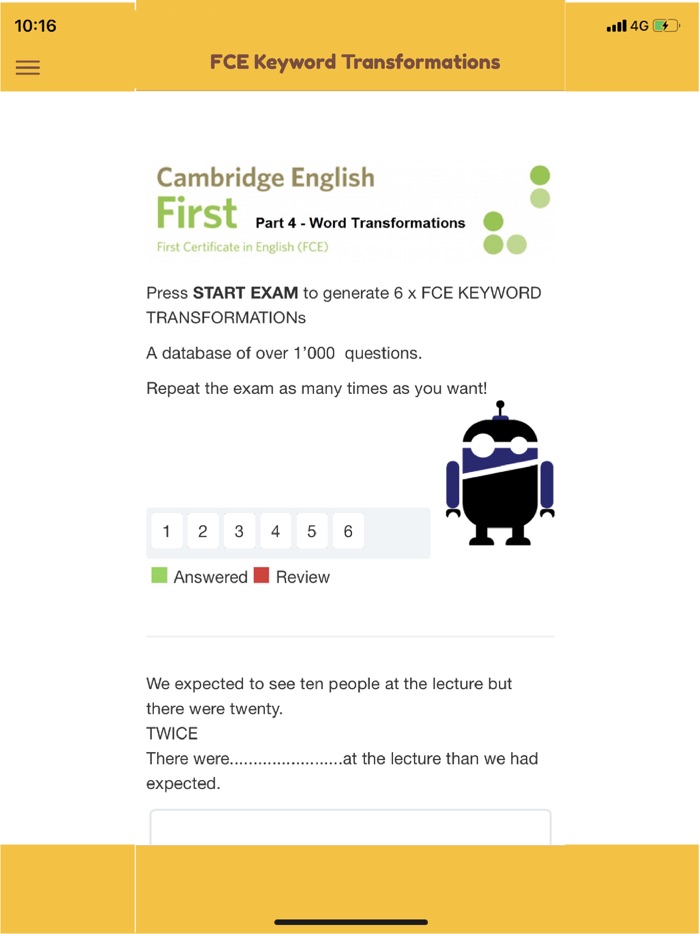 FCE Keyword Transformations