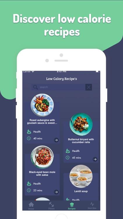 Calorie RealTime Calculator