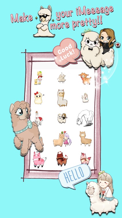 Alpaca Stickers Emojis Pack